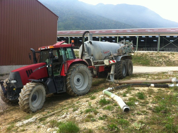 Travaux agricoles épandage Neydens