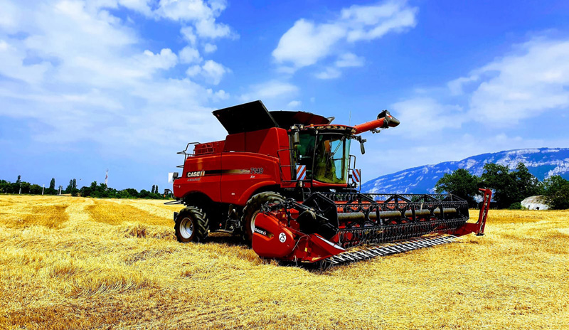 Travaux agricoles récoltes Neydens