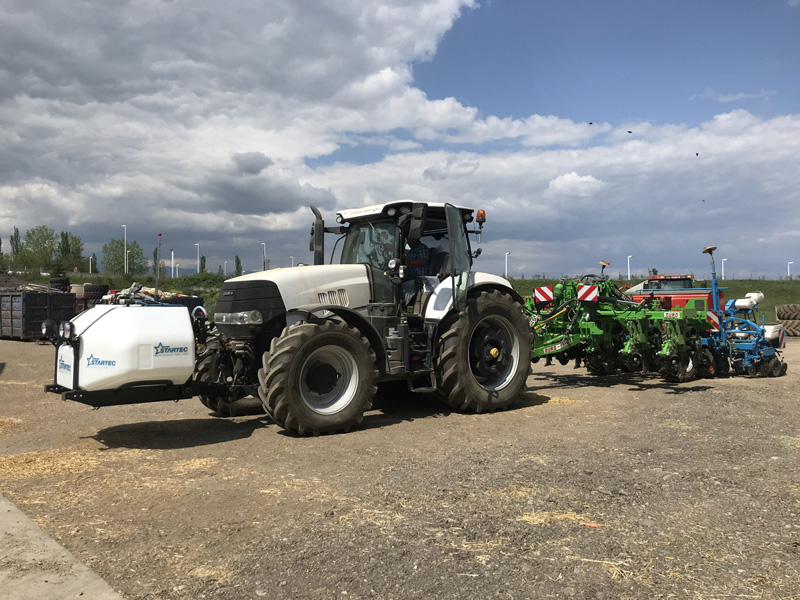 Travaux agricoles semis Neydens